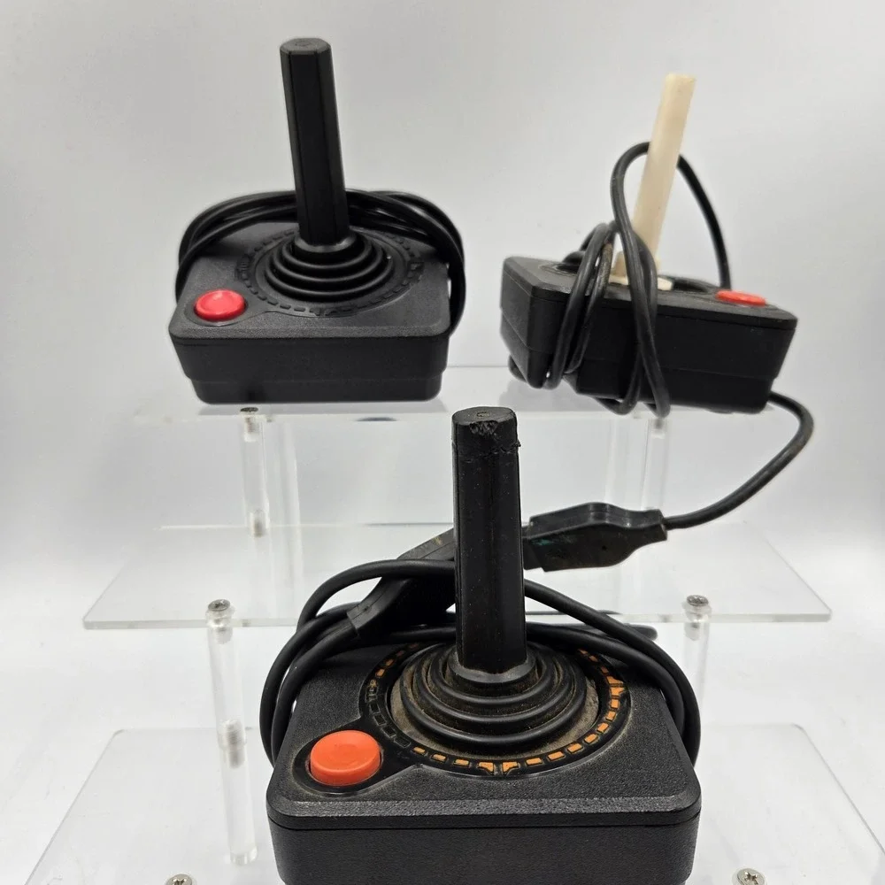 Original CX-10 Atari 2600 Joystick Controller Lot Of 3 Not Tested Good Condition